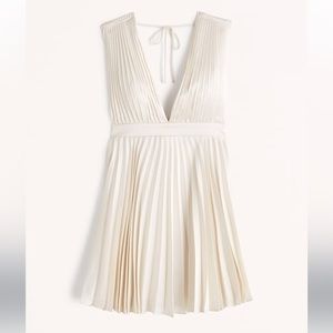 Abercrombie Plunge Pleated Mini Dress